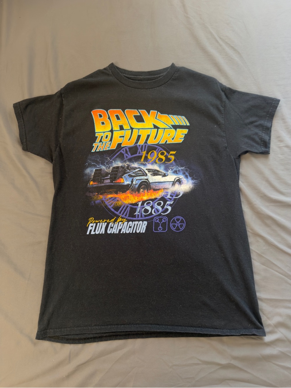 Back to the Future Graphic Tee - Black